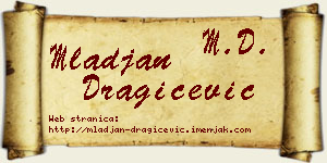 Mlađan Dragičević vizit kartica